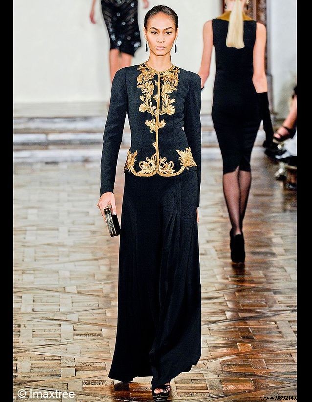 Long Live Neo-Bling: Stunning Runway Looks from Ralph Lauren, Balmain, and More