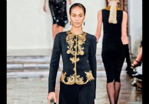 Long Live Neo-Bling: Stunning Runway Looks from Ralph Lauren, Balmain, and More