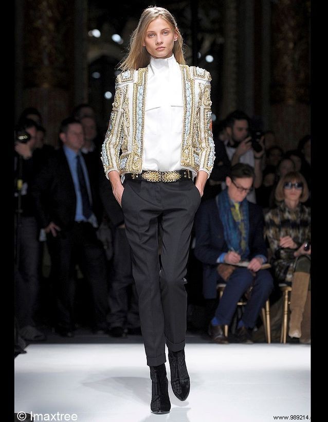 Long Live Neo-Bling: Stunning Runway Looks from Ralph Lauren, Balmain, and More