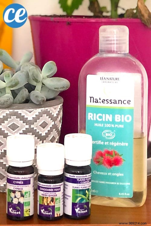 Natural Essential Oil Treatment to Stimulate Hair Growth and Reduce Loss