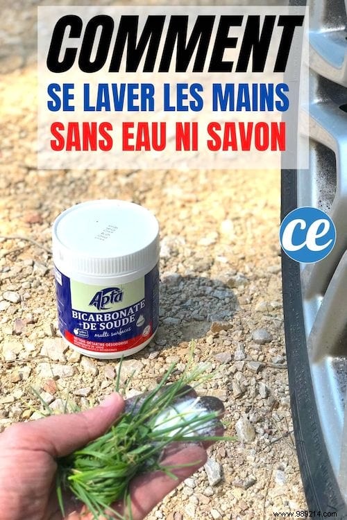 Clean Greasy Hands Without Water or Soap: Proven Baking Soda and Grass Trick