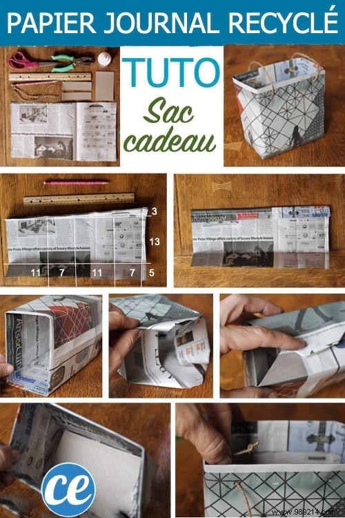 DIY Recycled Newspaper Gift Bag: Easy, Eco-Friendly Tutorial