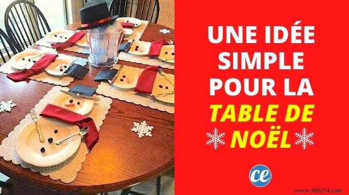 Easy DIY Snowman Place Settings: Budget-Friendly Christmas Table Decor