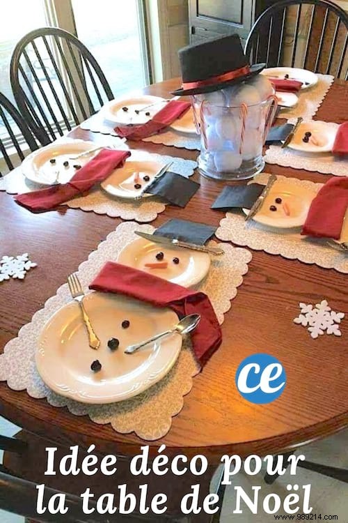 Easy DIY Snowman Place Settings: Budget-Friendly Christmas Table Decor