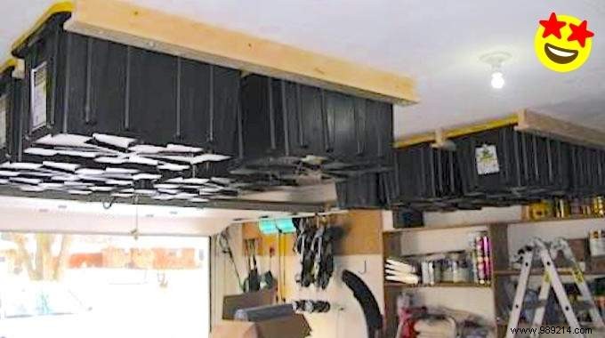 DIY Garage Ceiling Storage: Build Sliding Bins to Maximize Space