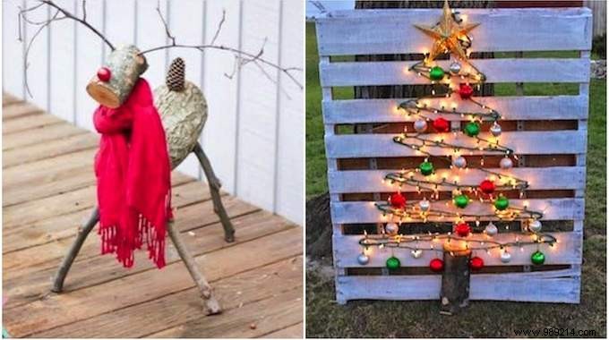39 Budget-Friendly and Easy DIY Outdoor Christmas Decoration Ideas