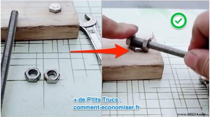 DIY Adjustable Wrench Hack: Unscrew Bolts in Seconds with a Threaded Rod and Two Nuts