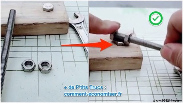 DIY Adjustable Wrench Hack: Unscrew Bolts in Seconds with a Threaded Rod and Two Nuts