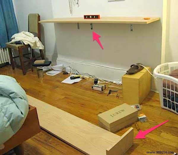 Build a Space-Saving Minimalist Wooden Desk: Easy DIY Guide with Built-In Storage