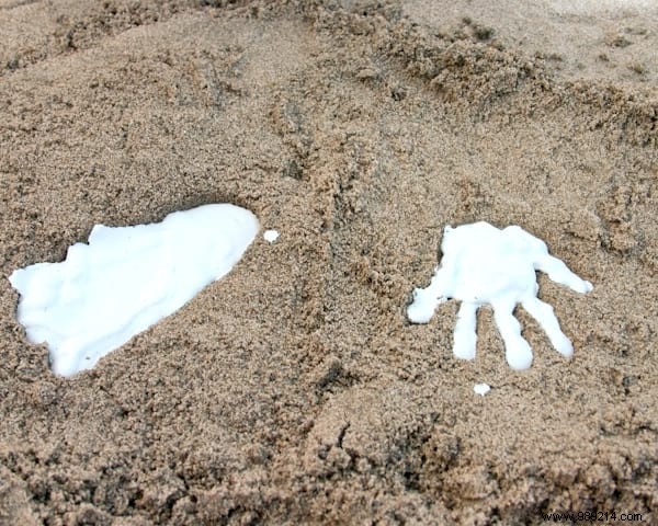 Create Cherished Beach Memories: Easy DIY Plaster Handprint Guide