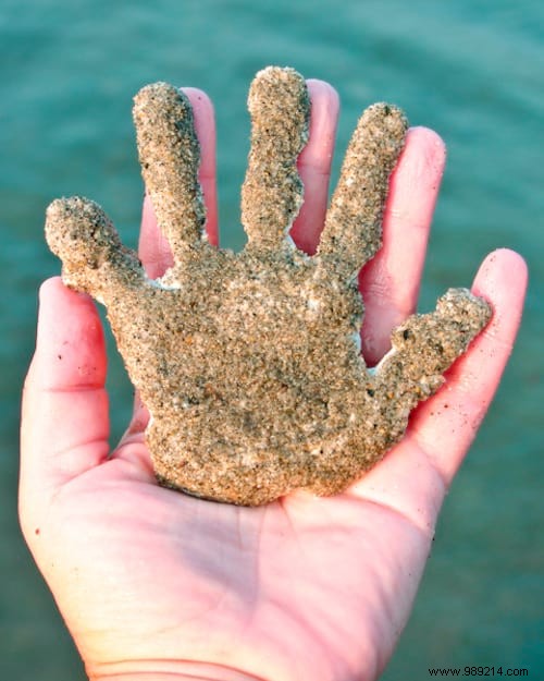 Create Cherished Beach Memories: Easy DIY Plaster Handprint Guide