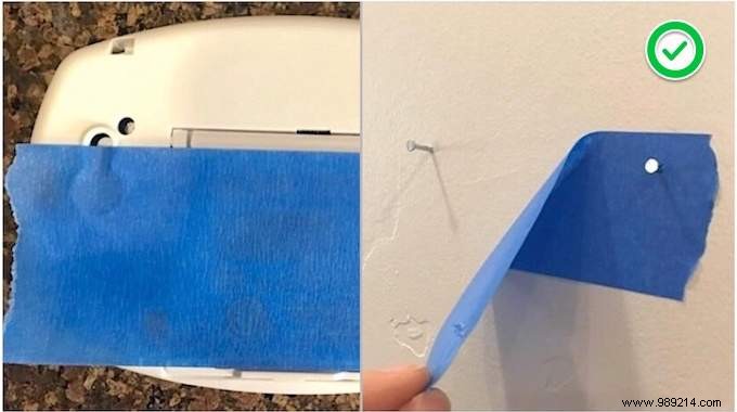 Drill Perfect Wall Holes Without Measuring: Foolproof Masking Tape Trick