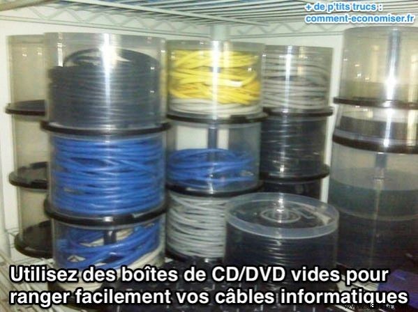 Genius Cable Management Hack: Organize Wires with Empty CD/DVD Cases