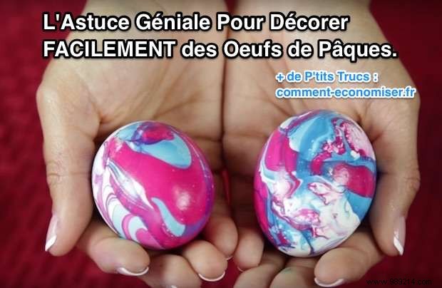 Easy Nail Polish Hack for Beautifully Decorated Easter Eggs: A Proven DIY Guide