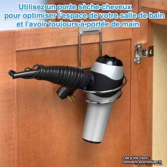 Smart Bathroom Hack: Store Hair Dryer and Tools with a Shower Caddy