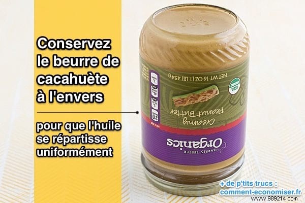 The Simple Trick to Keep Peanut Butter Creamy: Store It Upside Down