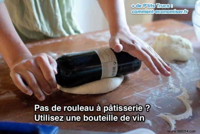 No Rolling Pin? Roll Perfect Pizza Dough with a Wine Bottle Hack