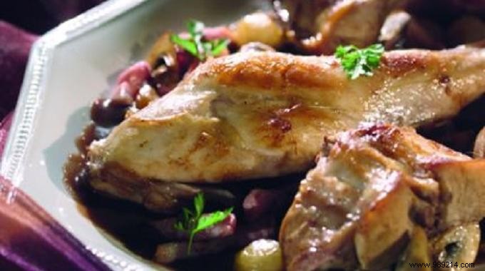 Classic Rabbit Stew with Bacon and Mushrooms: €2.99 Per Serving
