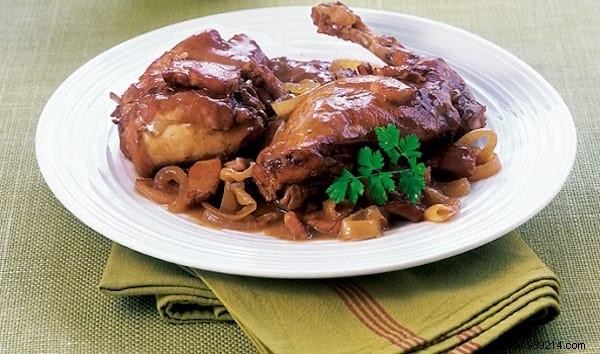 Classic Rabbit Stew with Bacon and Mushrooms: €2.99 Per Serving