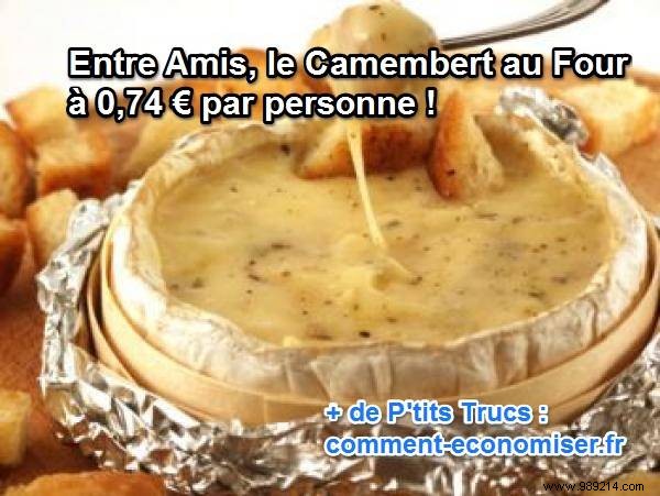 Easy Baked Camembert Recipe: €0.74 Per Person Delight