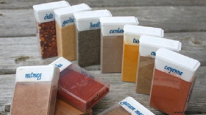 Genius Kitchen Hack: Reuse Tic Tac Boxes for Space-Saving Spice Storage