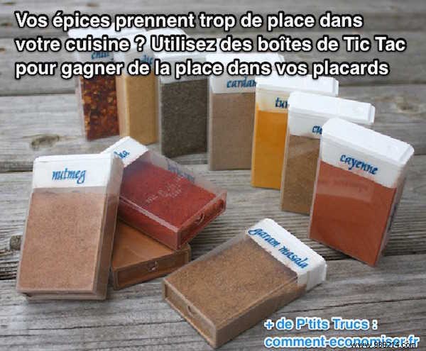 Genius Kitchen Hack: Reuse Tic Tac Boxes for Space-Saving Spice Storage