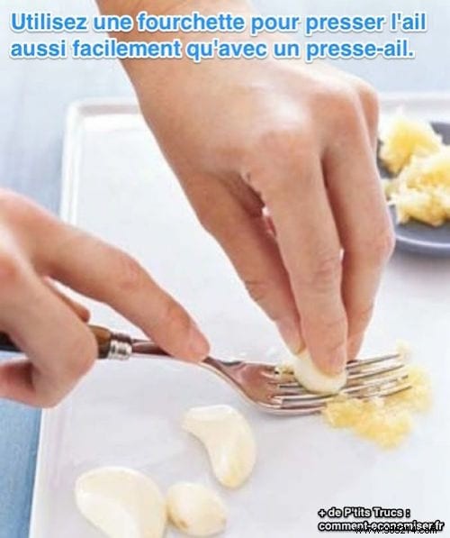 No Garlic Press Needed: Mince Garlic Easily with a Fork