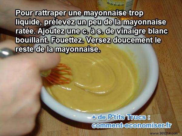 How to Fix Runny Homemade Mayonnaise: Grandma s White Vinegar Trick