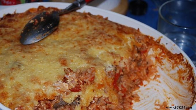 Leftover Rice Gratin: Easy, Economical Zero-Waste Recipe