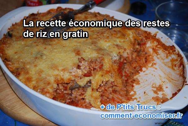 Leftover Rice Gratin: Easy, Economical Zero-Waste Recipe