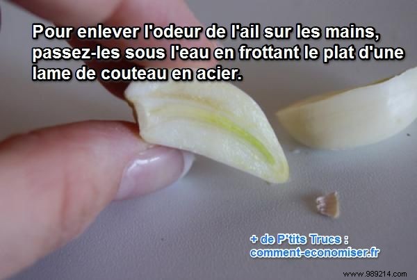 Effortless Trick to Remove Garlic Smell from Hands Using Stainless Steel