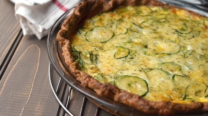 Easy Budget-Friendly Zucchini, Onion, and Goat Cheese Quiche Recipe