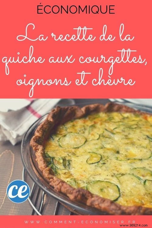 Easy Budget-Friendly Zucchini, Onion, and Goat Cheese Quiche Recipe