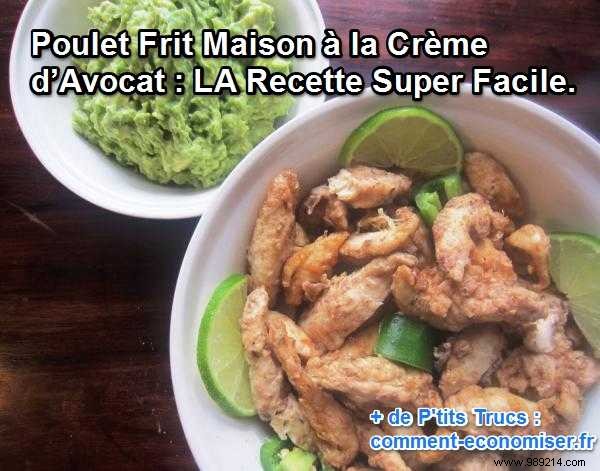 Crispy Fried Chicken Strips with Creamy Avocado Sauce: 4 Simple Steps