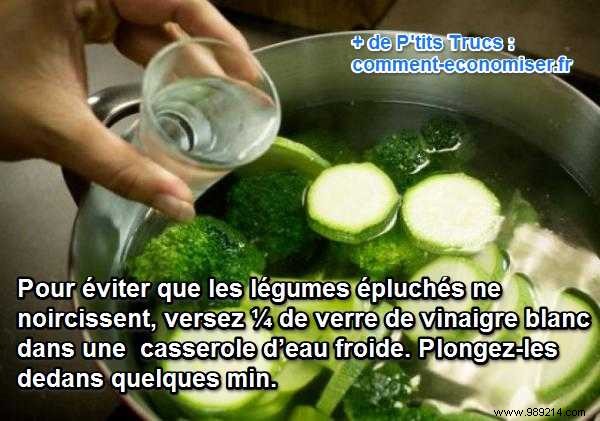 Grandma s Proven Vinegar Trick to Keep Peeled Vegetables Fresh and White