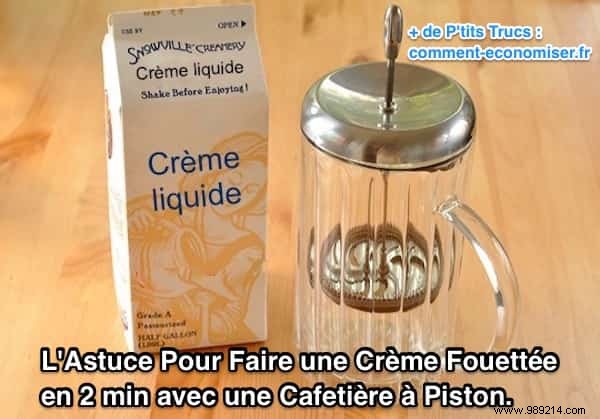 How to Whip Perfect Homemade Cream in 2 Minutes Using a French Press