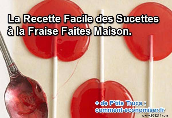 Easy Homemade Strawberry Lollipops: Dye-Free Recipe Kids Love