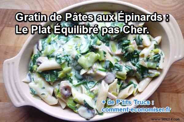 Spinach Pasta Gratin: Budget-Friendly, Balanced Family Meal Kids Love