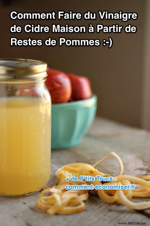 How to Make Homemade Apple Cider Vinegar from Leftover Apple Scraps