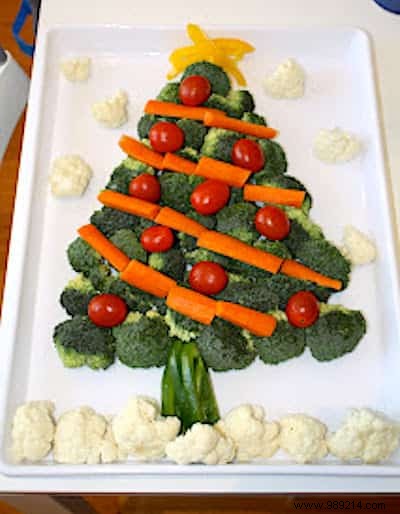 Festive Vegetable Christmas Tree: Quick, Easy Holiday Appetizer
