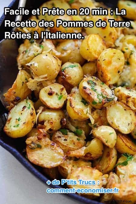 Crispy Oven-Roasted Herb Potatoes with Parmesan: Ready in 20 Minutes