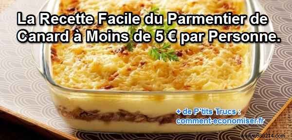 Easy Duck Parmentier Recipe: Family Comfort Food Under €5 Per Serving