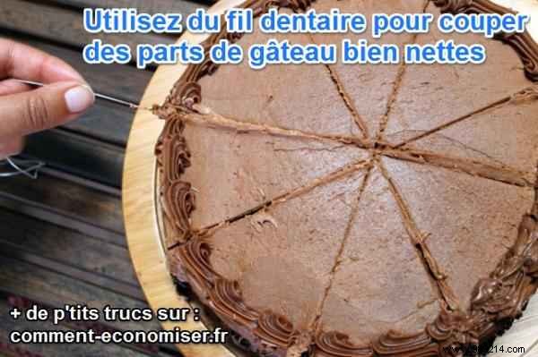 Slice Cakes Perfectly: The Dental Floss Trick for Clean, Even Cuts