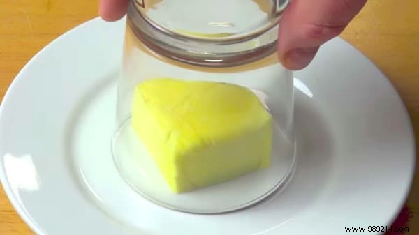 How to Soften Rock-Hard Butter in Just 2 Minutes with a Hot Glass