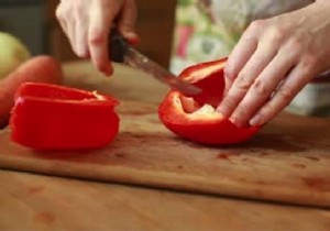 Chef s Pro Tip: Slice Bell Peppers Lightning-Fast and Seed-Free