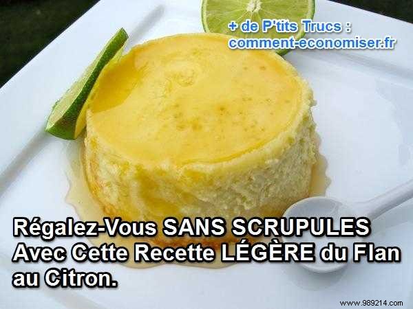 Light Lemon Flan: Dietician-Recommended Guilt-Free Dessert Recipe