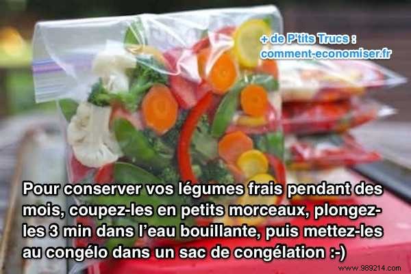 Proven Method: Freeze Vegetables to Keep Them Fresh for 8-10 Months