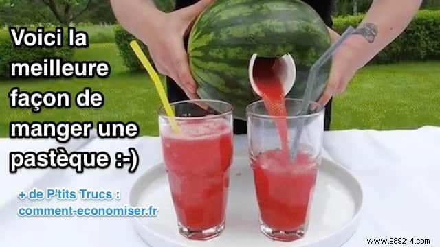 The Genius Hack: Blend and Drink Watermelon Straight from the Rind – No Mess Guaranteed