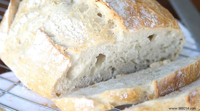 Foolproof 4-Ingredient No-Knead Homemade Bread Recipe for Beginners