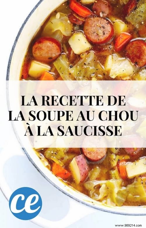 Hearty Cabbage, Sausage, and Potato Soup: Easy, Economical Recipe for 6